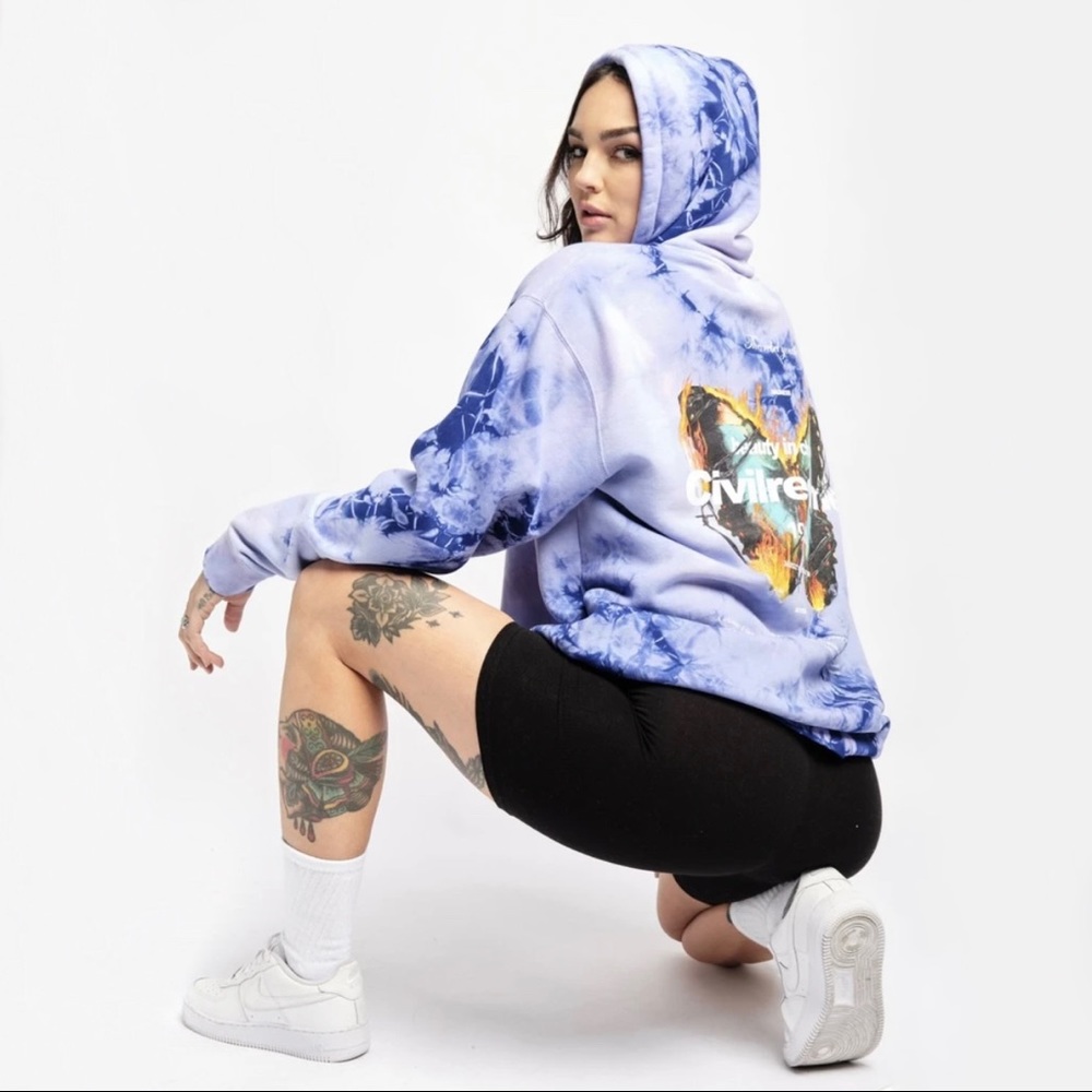 Civil Regime Beautiful Chaos Hoodie in Lucid Dream